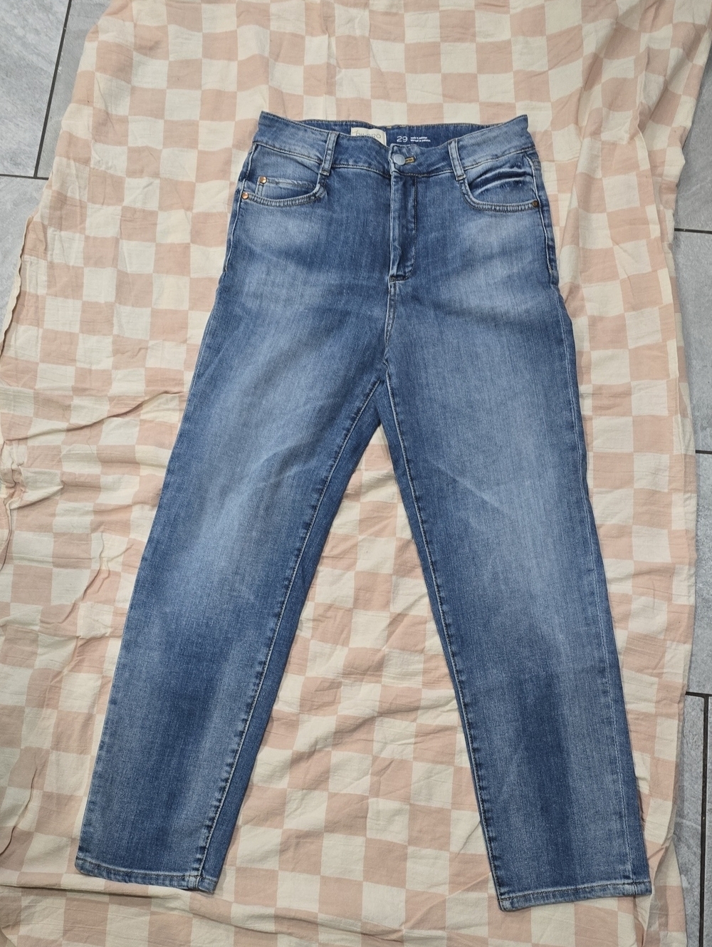 Pilcro Skinny-Leg Blue Denim Jeans
